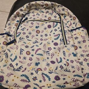 Floral Cream Backpack